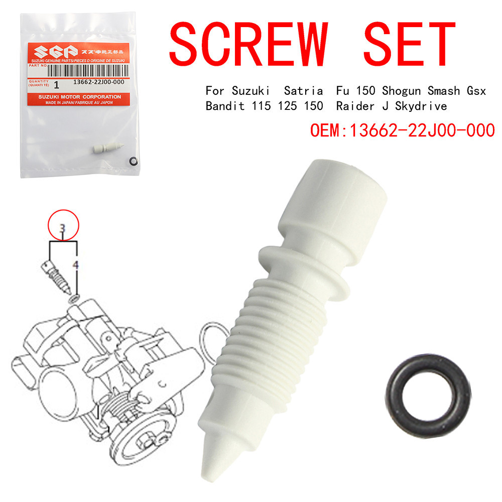 Baut Stelan udara Throttle body Langsam karburator  fi new Nex II Satria Fu 150 shogun smash gsx ban