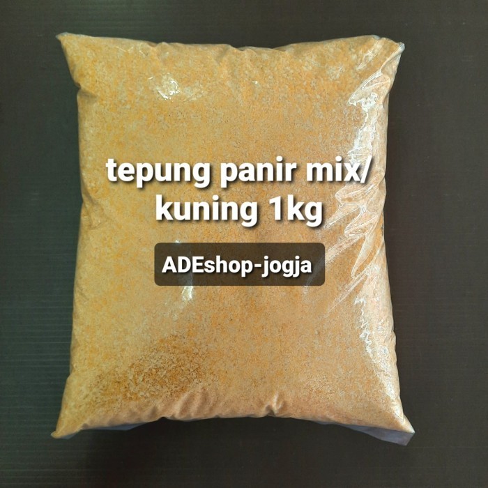 

Ready oke] Tepung Roti kuning / Panir / Panko / breadcrums mix nugget tempura 1kg