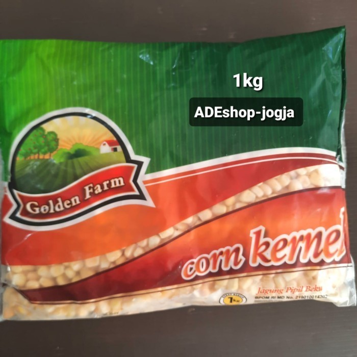 

] GOLDEN FARM vegetable frozen kernel corn Jagung beku 1 kg jasuke pipil manis