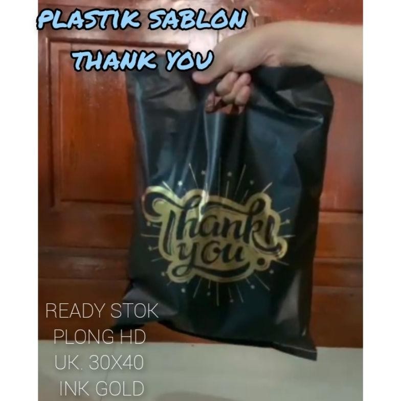 

Galuhferdian552 Plastik Thank You Warna Hitam Tinta Emas/Plastik Pac/Plastik Sablon/Plastik Terimakasih/Plastik Kaos Distro/Plastik Skincare Murah