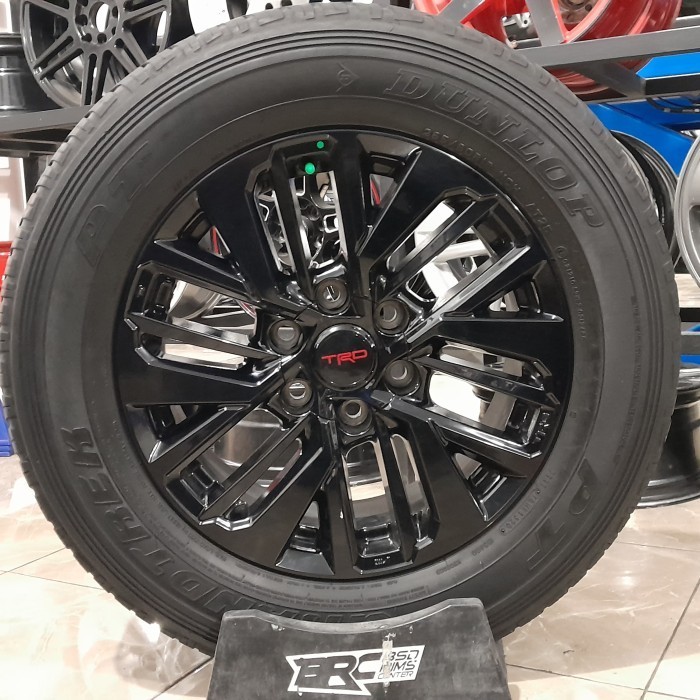 VELG BEKAS MOBIL OEM COPOTAN FORTUNER TRD + BAN BONUS RING 18