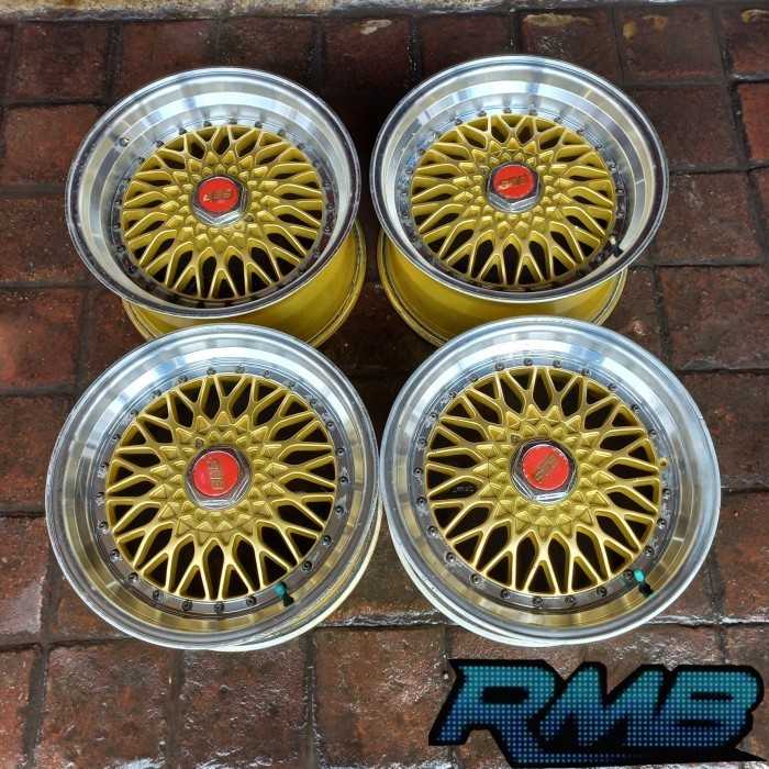 VELG MOBIL BEKAS BBS RING 17 CELONG PCD 4X100-114 VELG ONLY