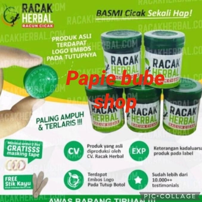 Racun Cicak Paling Ampuh Membasmi Cicak dan Tokek Racak Herbal