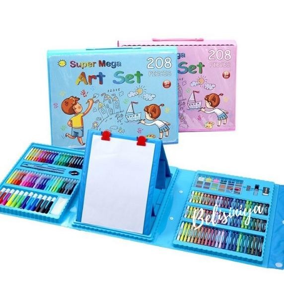 

m-4 Crayon Set 208pcs / Crayon Mewarnai 208pcs & 150pcs Warna / Pensil Krayon Warna Alat Menggambar atau Mewarnai Original