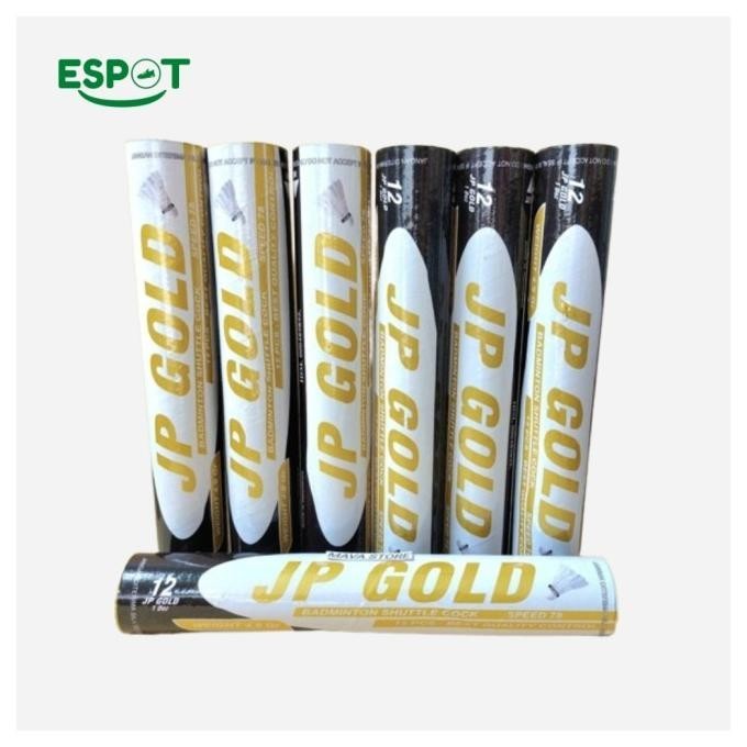 Jp Gold Shuttlecock Kok Bulutangkis Badminton Baru Original Premium Berkualitas