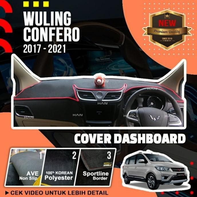 Cover Dashboard Wuling Confero Alas Interior Dasboard Mobil Antislip