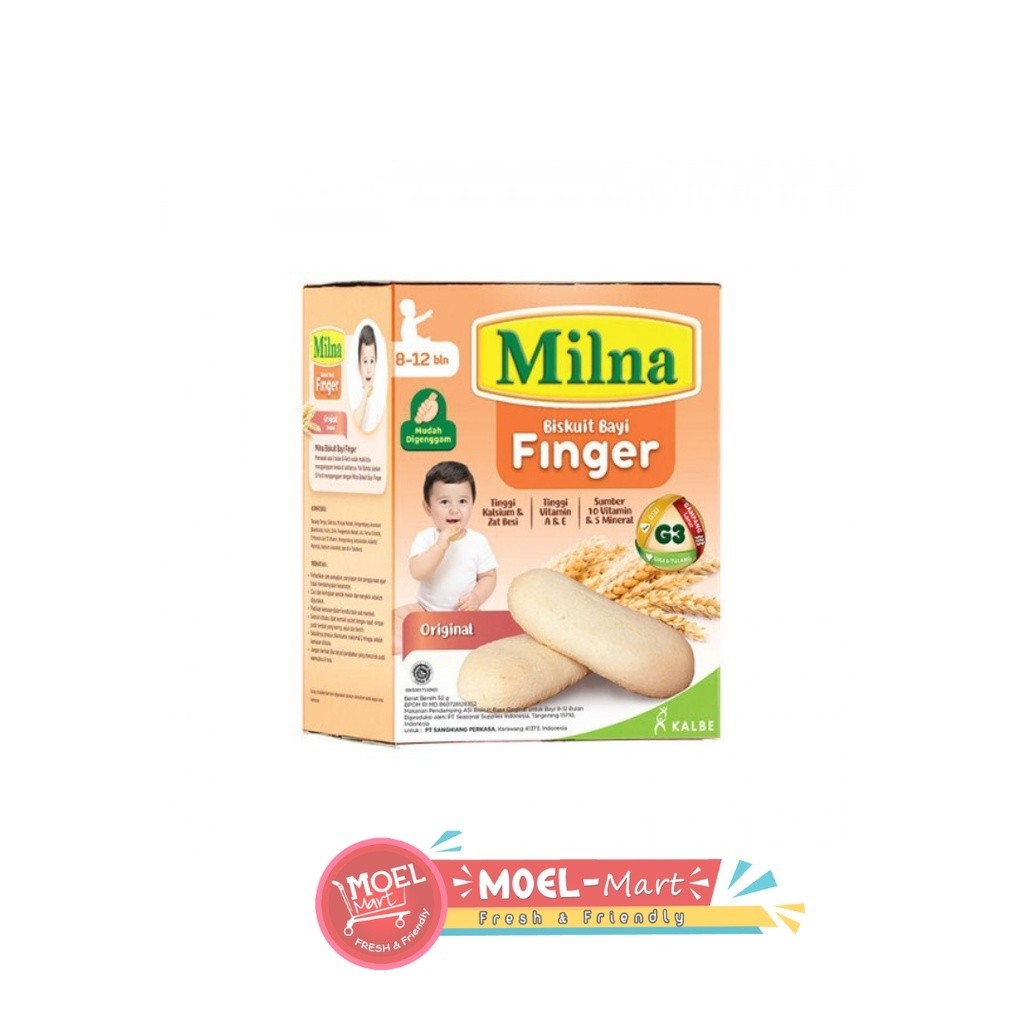 

MILNA Biskuit Finger Original 52gr