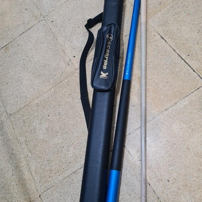 STICK BILLIARD VENOM LUCID BLUE + MAPLE SHAFT