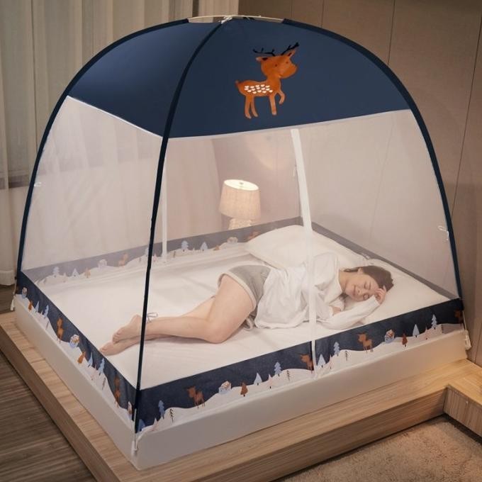 Jaring Anti Nyamuk Kelambu Kasur Mosquito Net 180x200cm
