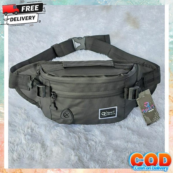 Waisth Bag Cowok Keren Modern Tas Pria Ts Selempang Kulit Premium Slingbag Peria Distro Original Tad