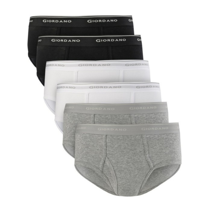 GIORDANO - CELANA DALAM PRIA ORIGINAL - Men's Brief Gio (6 pcs)