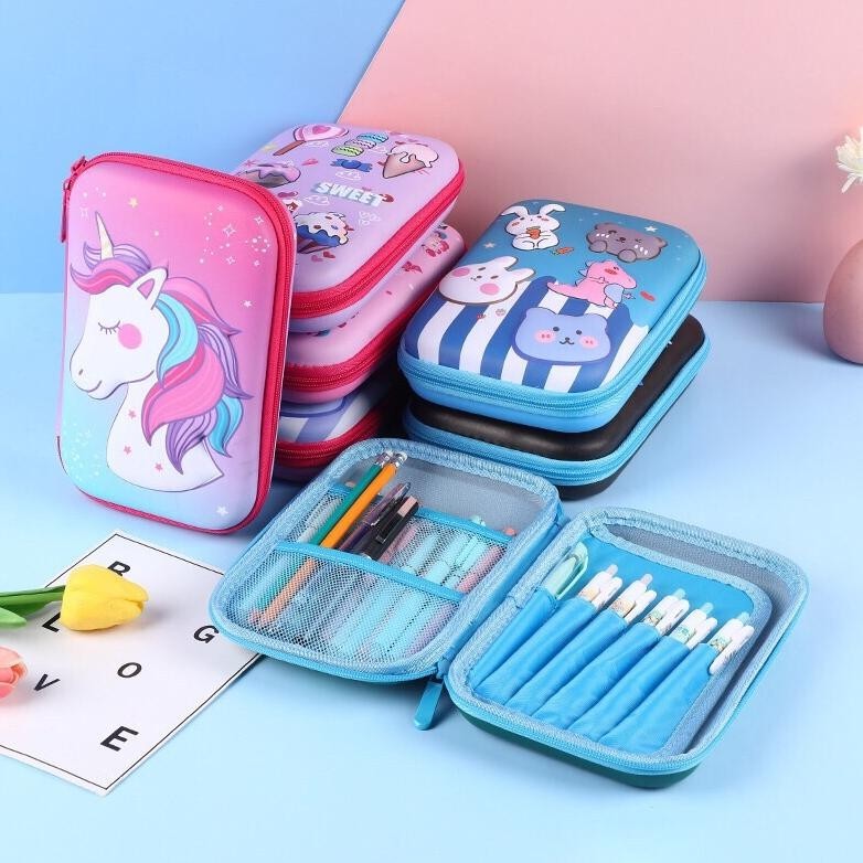

TW39 Kotak Pensil 3D Pencil Case MIRIP SMIGGLE Lookalike KB PG TK SD HardTop Organizer Lucu Tepak Alat Tulis Hemat