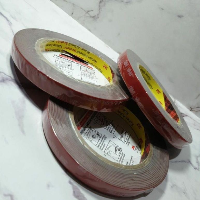

Promo Spesial 3M VHB Tape Double Tape 12mm x 4,5m Untuk Bangunan & Otomotif Murah