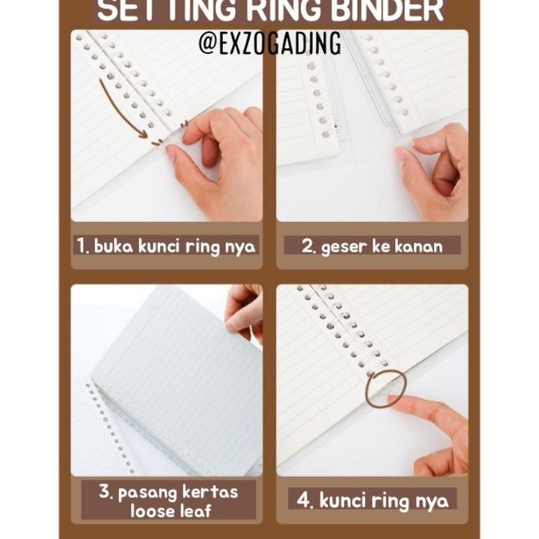 

Diskon Buku Binder A5 B5 Note File Holder Motif Beruang 60 Lembar Loose Leaf Kertas Bergaris. 1 Pcs Wg631