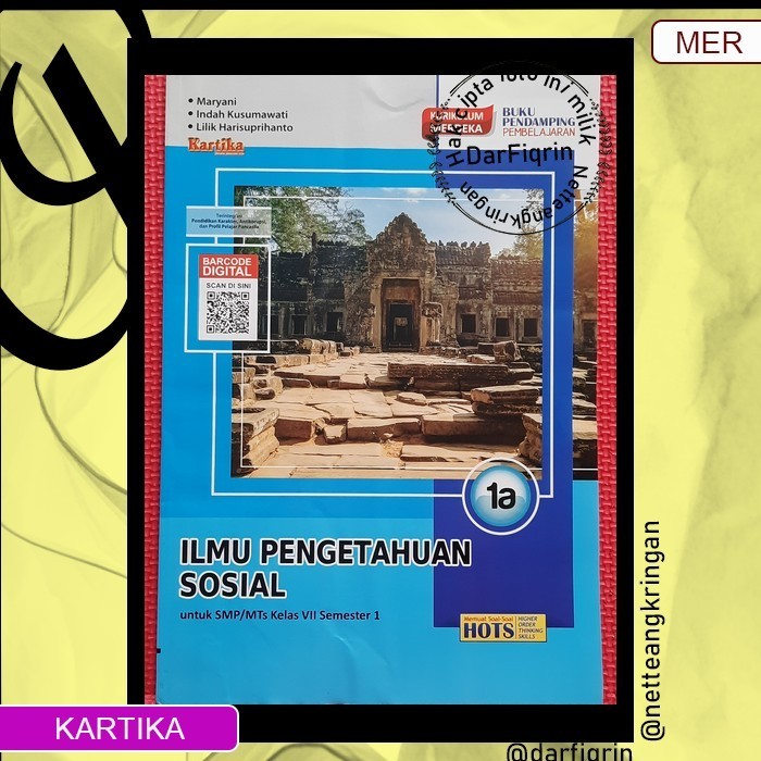 LKS IPS Kelas 7 8 Semester 1 SMP/MTs KURMER Kurikulum Merdeka-Kartika-HOTS-Maryani dkk