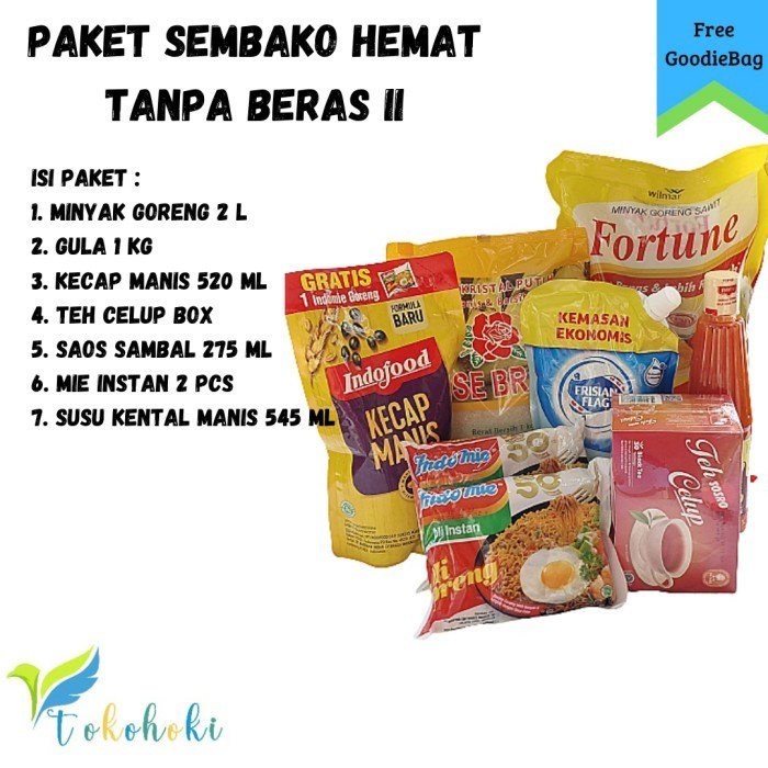 

PAKET SEMBAKO HEMAT TANPA BERAS II