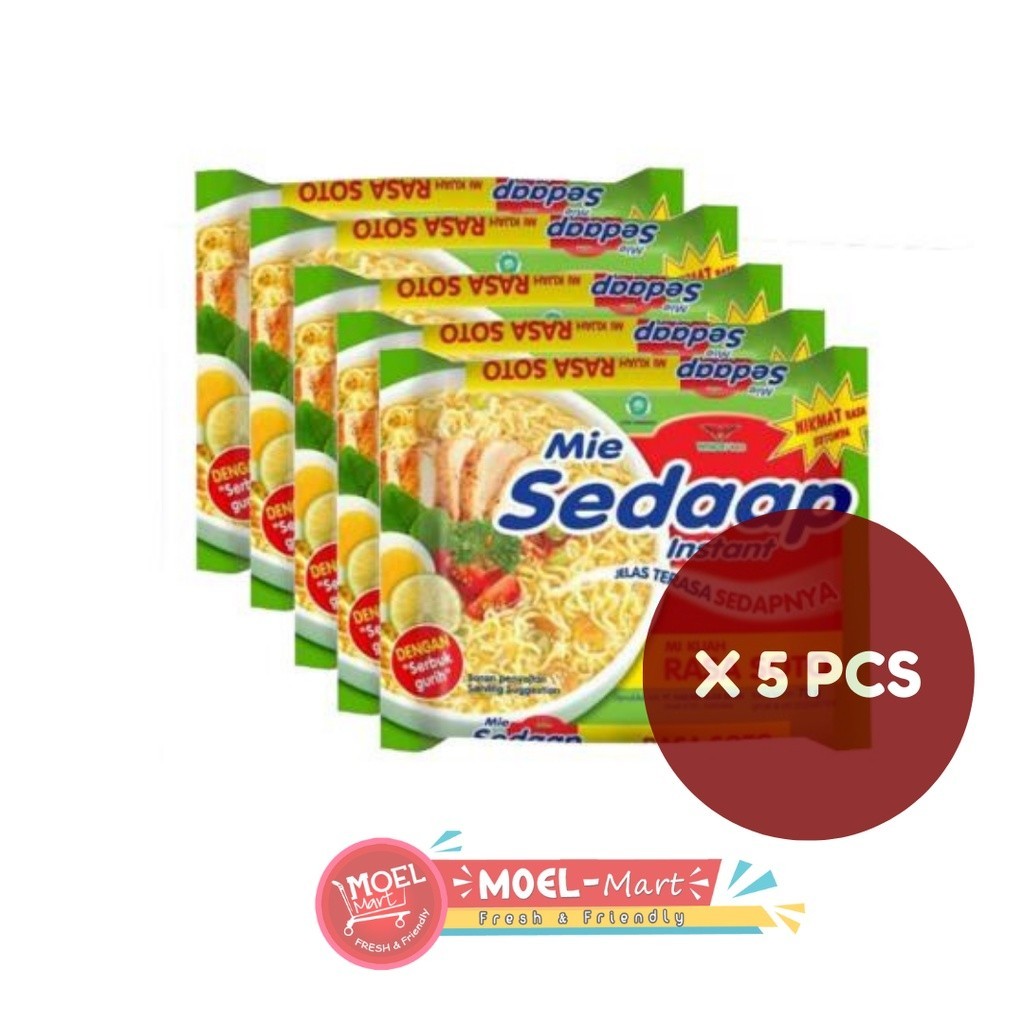 

SEDAAP Mie Soto 5pcs x 75gr