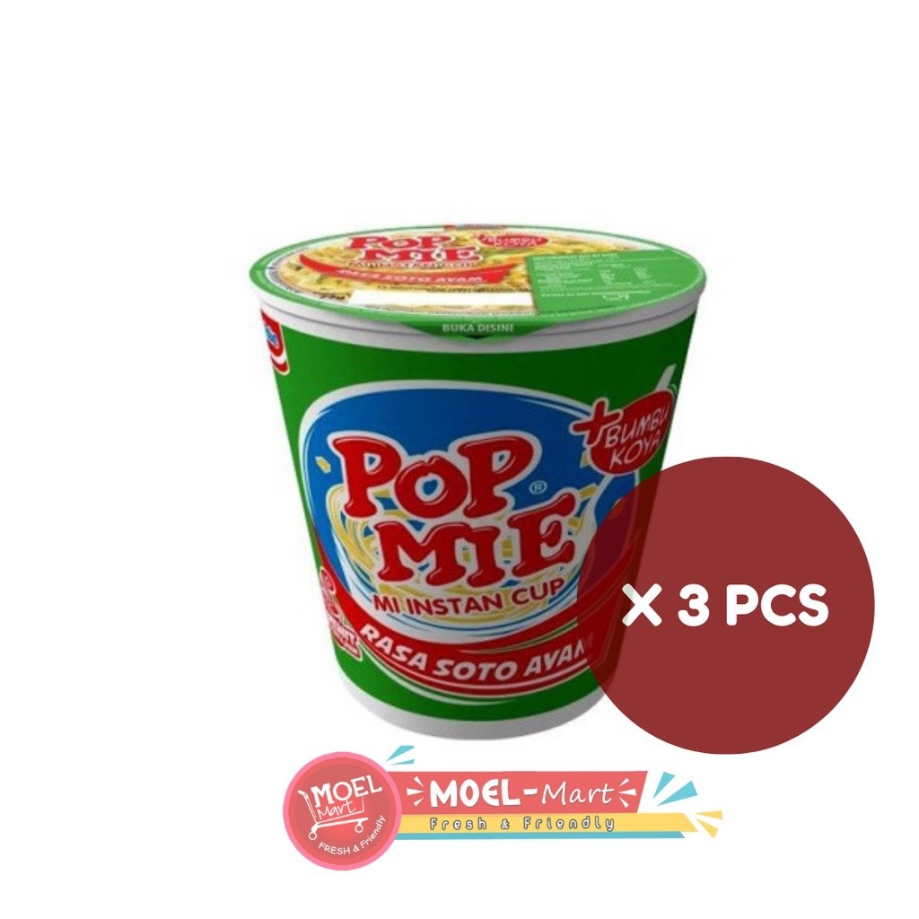 

POP MIE Rasa Soto Ayam 3pcs x 77gr
