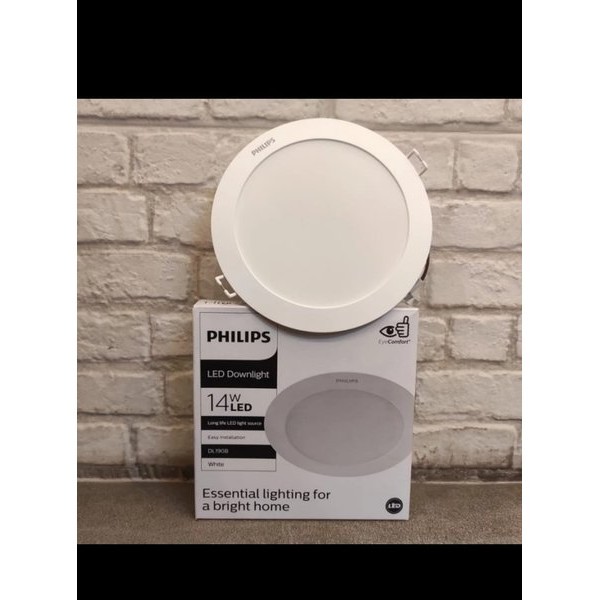 Lampu Downlight Led Erinadi Philips 14 14 Watt Led Ceiling Plafon Gypsum Inbow