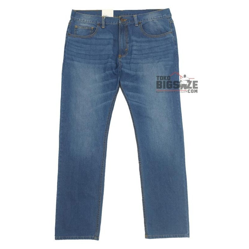 EASTLORE Blue Jeans BIGSIZE - Celana Denim Pria Branded Jumbo SIZE