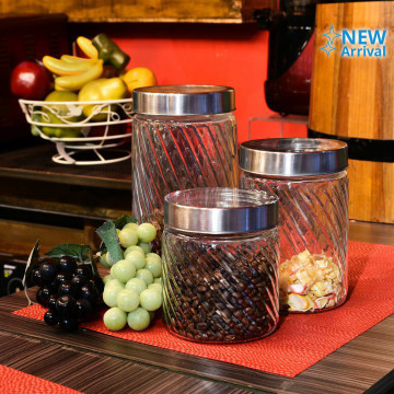 Krishome Set Toples Kaca 3 Pcs