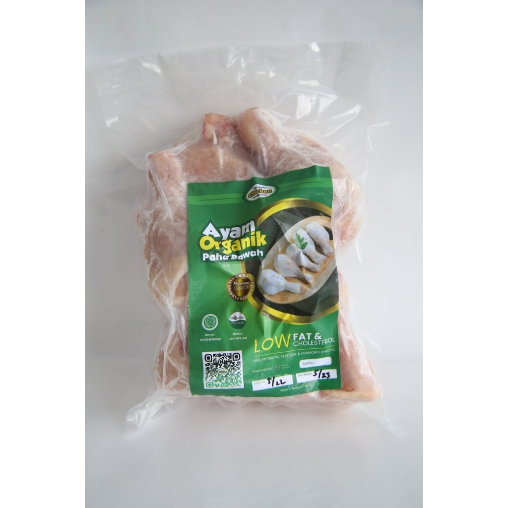 

Paha Bawah Ayam Organik Probiotik Frozen Segar Sehat Berkah Chicken