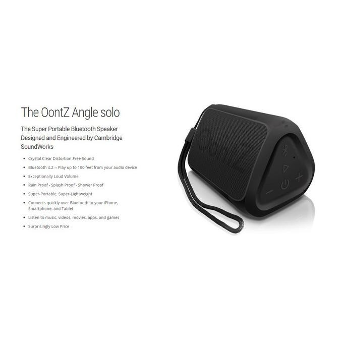 Oontz Angle Solo Portable Wireless Bluetooth Speaker Fagenor