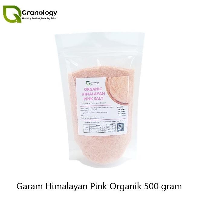 

Organic Himalayan Pink Salt / Garam Himalaya (500 gram) by Granology