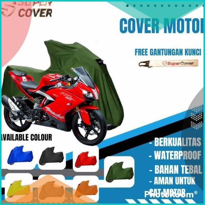 PREMIUM -Cover motor TVS APACHE RR 310 / Sarung Motor Xtreme outdoor 1