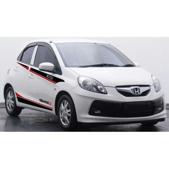 Sticker Aksesoris Stripe Mobil Honda Brio Mugen Kanji 01