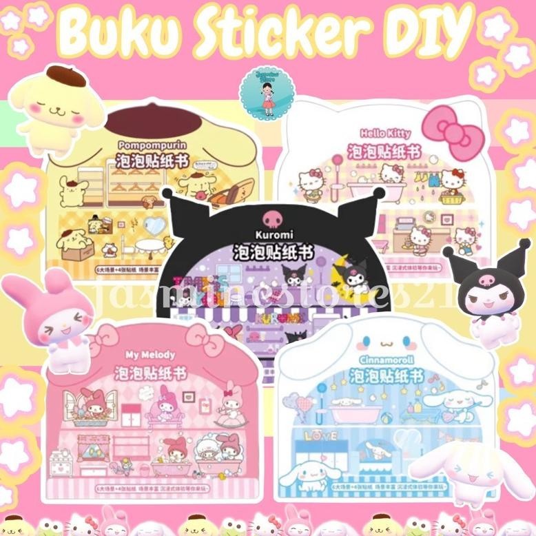 

STIKER BOOK STICKER BUKU KARAKTER KARTU SANRIO HELLO KITTY KUROMI MY MELODY LUCU UNIK KADO HADIAH GIFT/BUKU STIKER A6 PREMIUM MOTIF SANRIO/BUKU DEKORASI ALBUM STICKER MOTIF CINNAMOROL MELODY KUROMI RO40