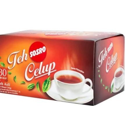 

Teh Sosro Celup Box 60Gr /10 Box X 10 Bal /1 Karton