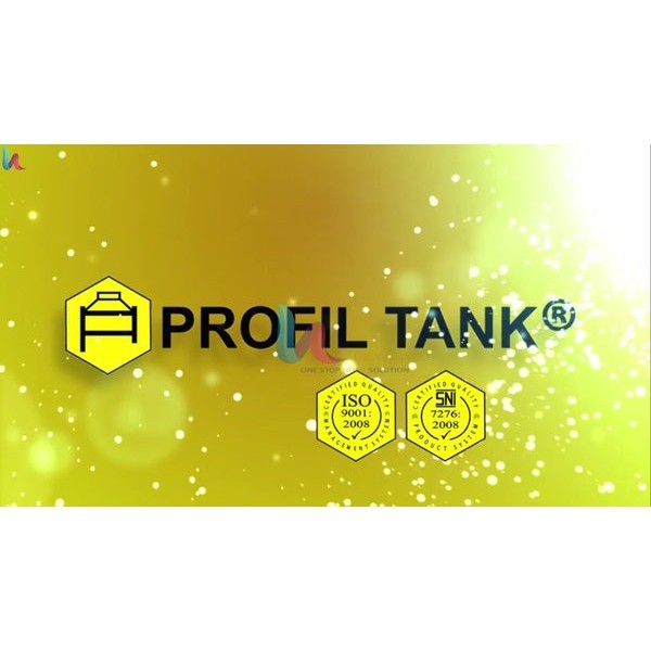 Tangki Air Plastik Profil Tank 1200 Liter Kimia Chemical Tda