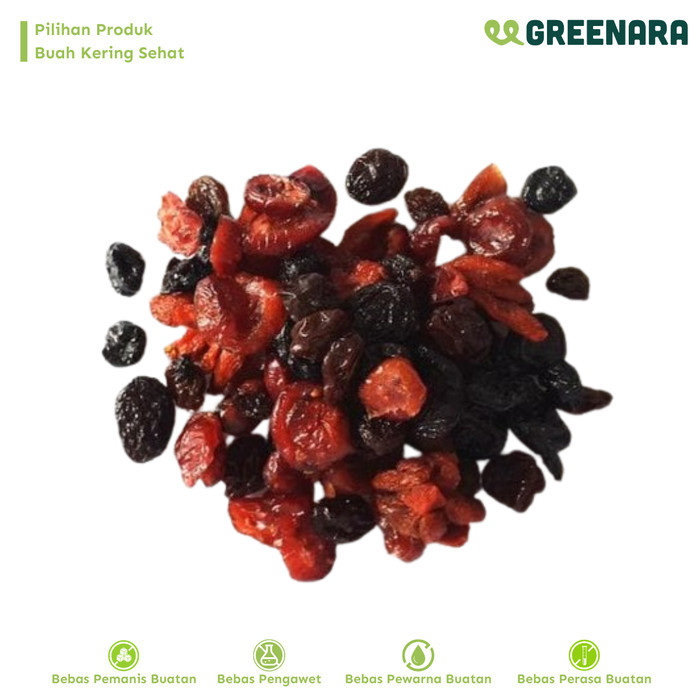 

Andan Mix Craisin 1 Kg / Mix Dried Cranberry And Raisin