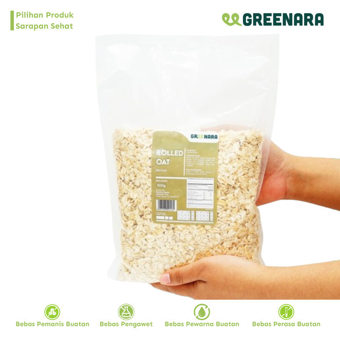 

Andan Greenara Oat Utuh 500Gr / Rolled Oat