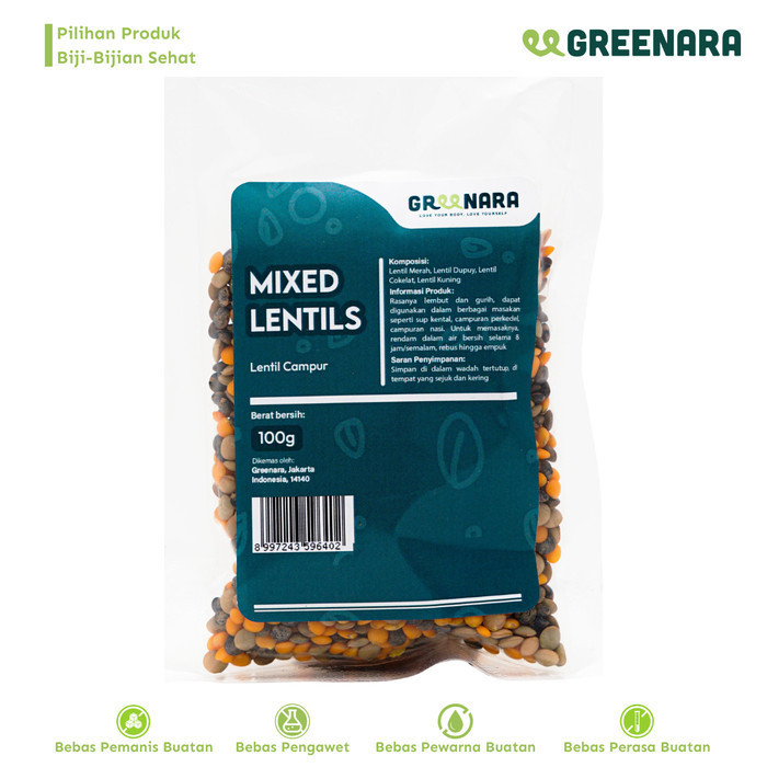 

Andan Lentil Campur 100Gr / Lentil Mixed