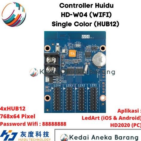 Controller Huidu HD-W04 Wifi Running Text P10