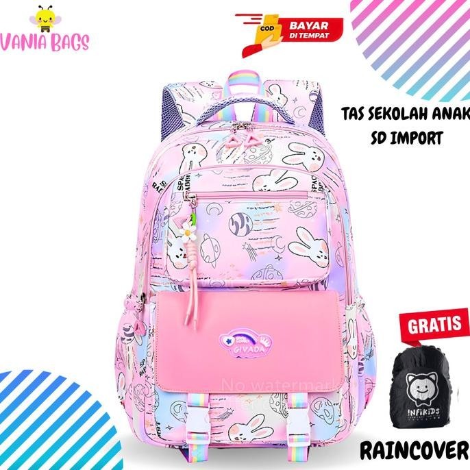 Tas Sekolah Anak Perempuan Sd Smp Smp Korean Style Anti Air