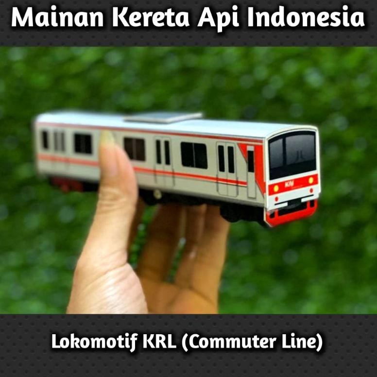 Diskon Mainan Kereta Krl Commuter Line Fullset - Miniatur Krl Mainan Bisa Jalan Di Rel Bck734