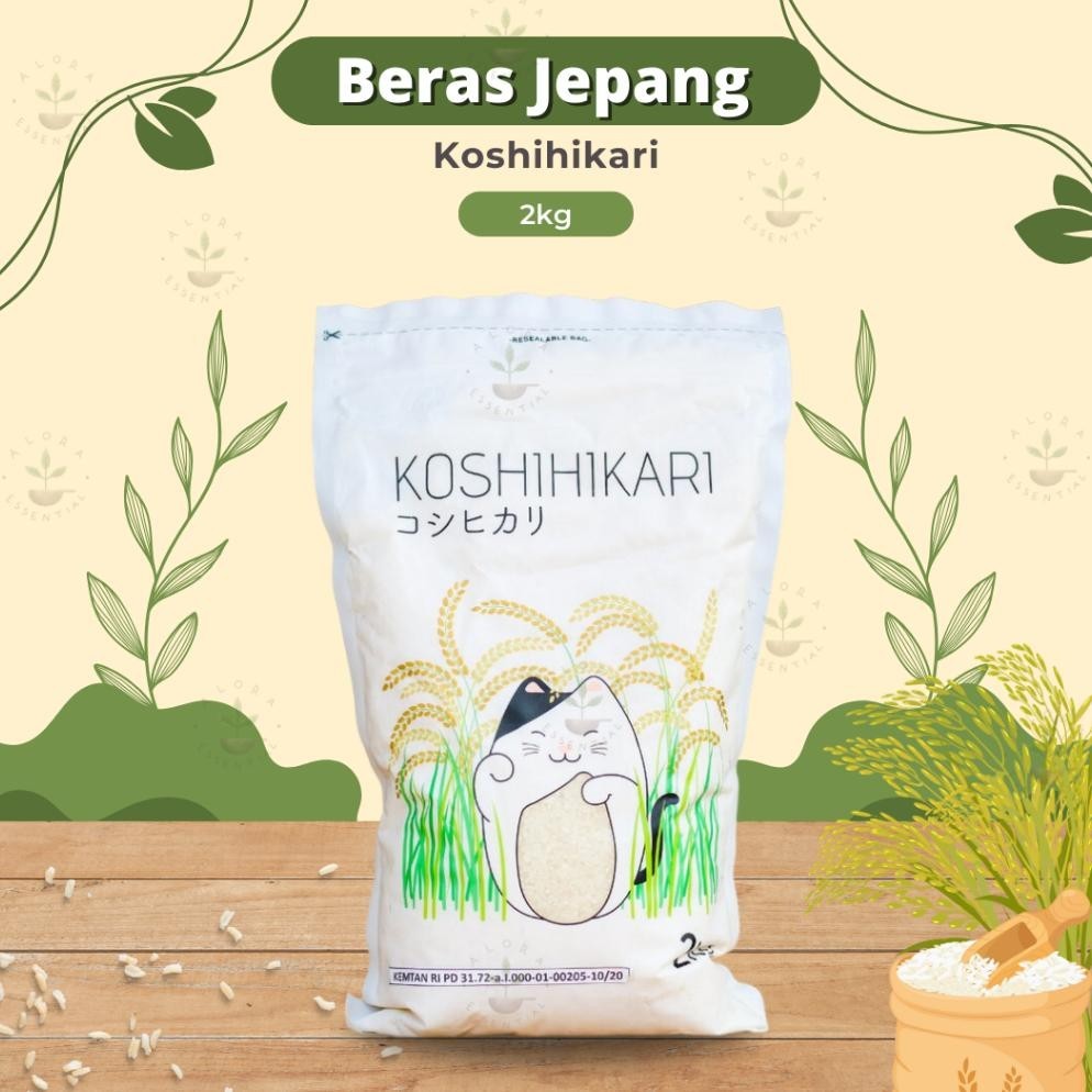 

Beras Jepang Japonica Koshihikari 2 Kg - Beras Jepang Organik MPASI BS81