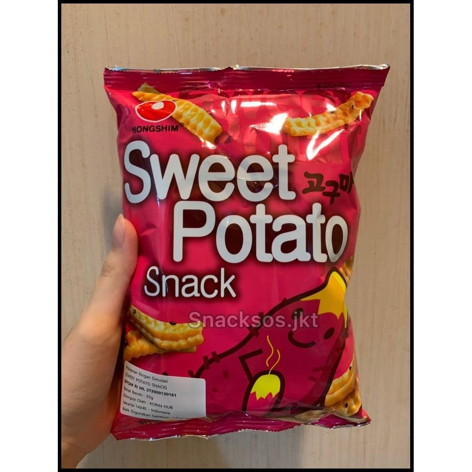 

Nongshim Sweet Potato Snack / Potato Snack Korea- Kentang