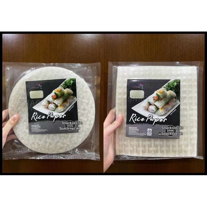 

Rice Paper / Banh Trang Rice Paper 22Cm Kulit Lumpia Vietnam Rice Roll