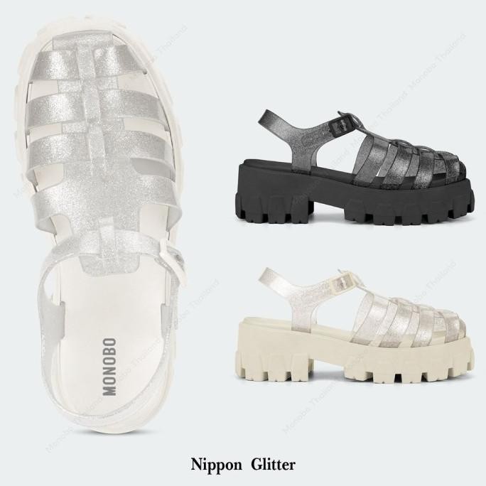 Sepatu sandal Monobo Japan Glitter original Thailand