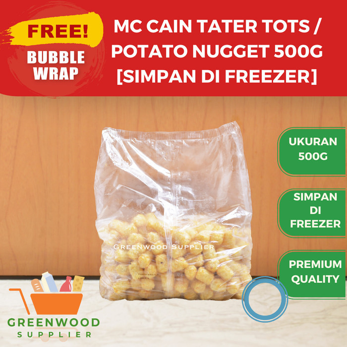 

Brom Mccain Tater Tots / Potato Nugget / Pom Pom - 500G [Premium]