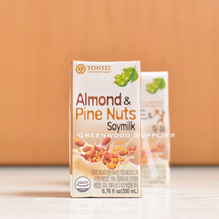 

Brom Almond Pinenuts Soymilk 200Ml - Yonsei Brand (Import Korea)