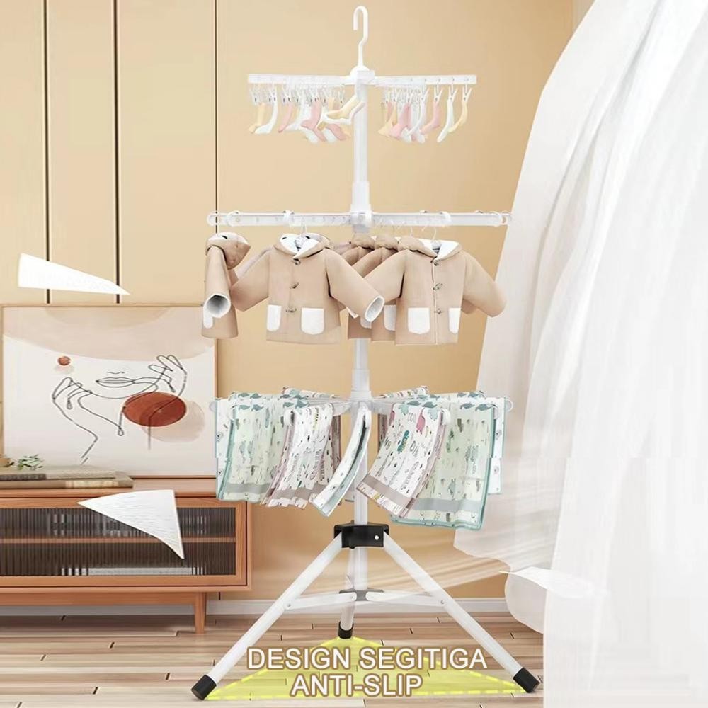 Jemuran Baju Bayi Jemuran Menara Jemuran Pakaian Bayi Bisa Digantung