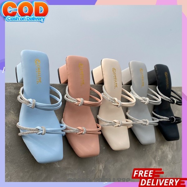 Sendal Hill Import Hayhil Depan Tertutup Bridesmaid Hils Hills Remaja Import Haihils Perempuan Kekin