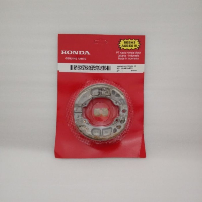(:(:(:(] Supra x125 - Brake Shoes/Kampas Rem Tromol Belakang Original - Honda