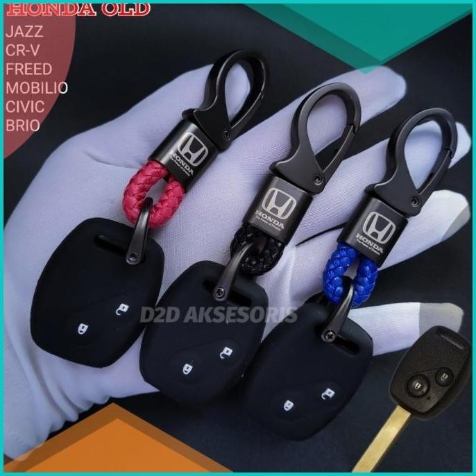 GANTUNGAN KUNCI SARUNG COVER REMOTE MOBIL HONDA JAZZ CRV FREED LAMA 13