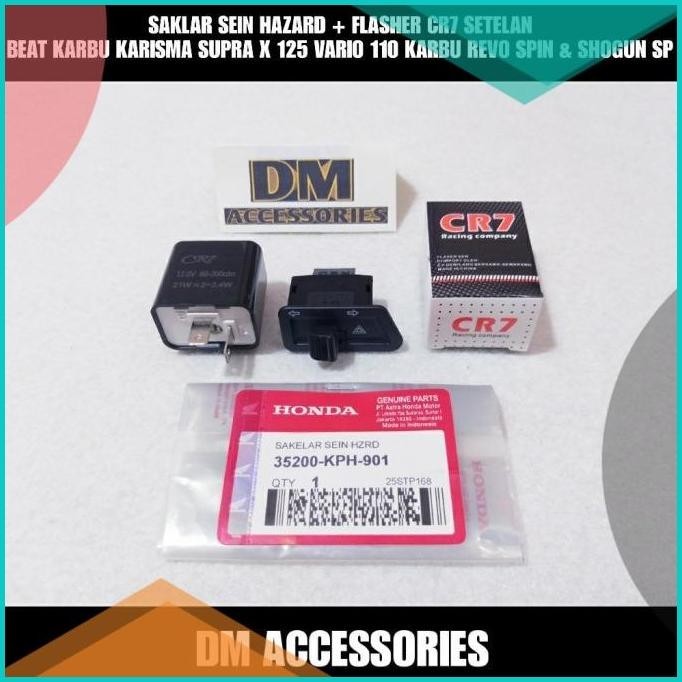 SAKLAR SEIN HAZARD & FLASHER BEAT KARBU VARIO 110 KARISMA SUPRA X 125